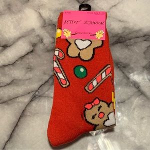 Betsey Johnson - 3 Pairs of Women’s Crew Socks - Christmas Themed